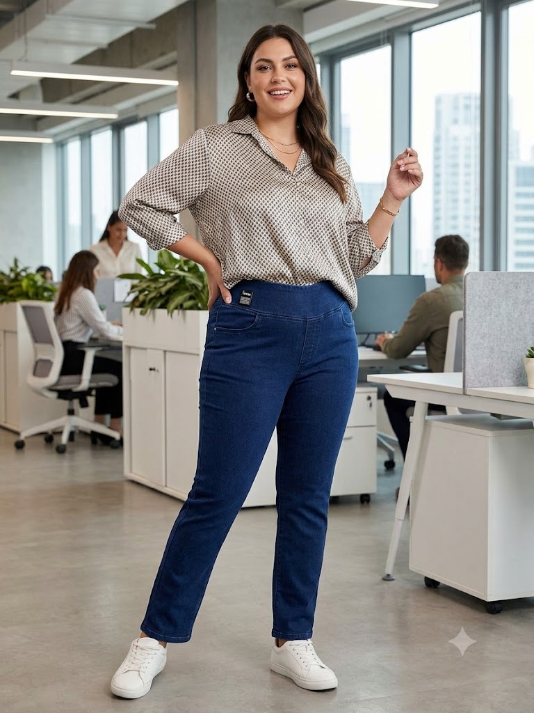 Sculpt s Shape Tummy Tucker Denim Pants