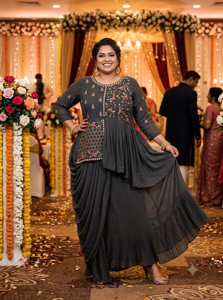INDO WESTERN GOWN
